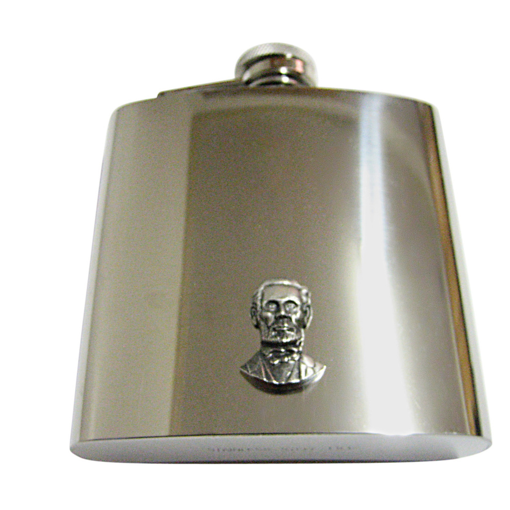 Abraham Lincoln 6oz Flask